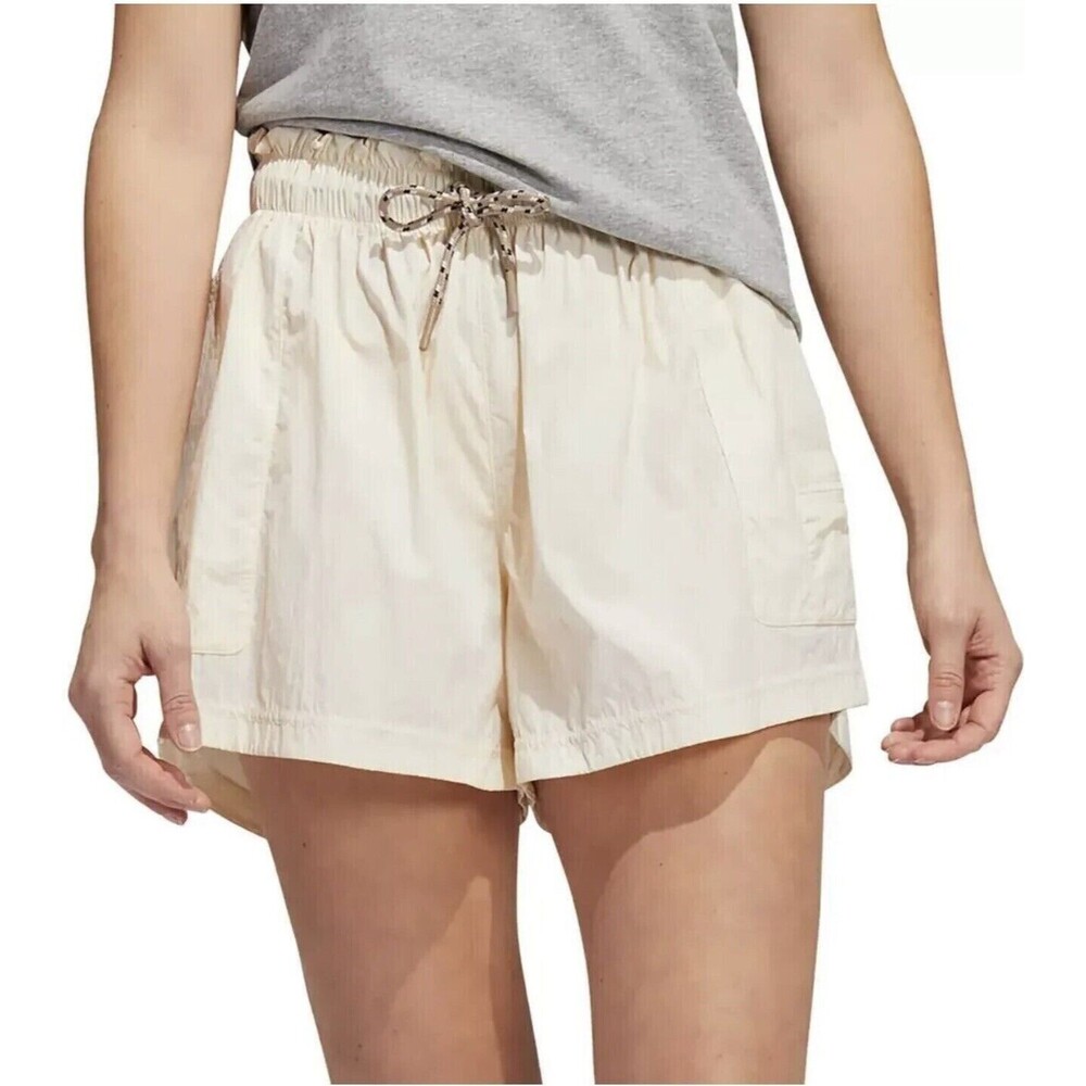 Adidas Woven Utility  Shorts  Women's sz M Wonder White